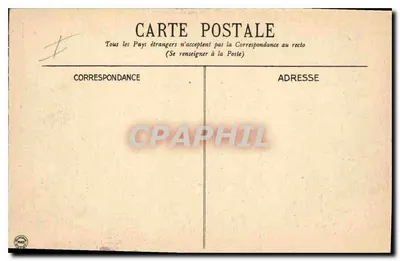 Vichy — Hospital Militar — G.D. — Verso