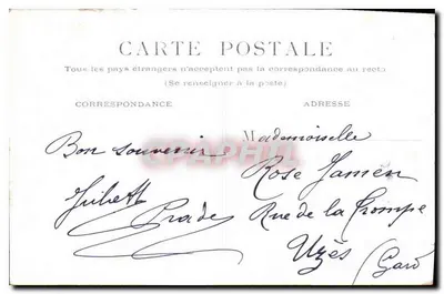 PARIS - Plac Zwiastowania — kolumna Zwiastowania z figurą anioła — wydawca nieznany — Rewers