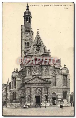 Paris - A Igreja de São Etienne du Mont — L. D.