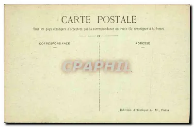Paryż — Katedra Notre-Dame i Seina — Wydawnictwo Artystyczne C. M., nr 238 — Rewers