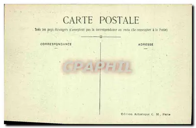 Paryż — Katedra Notre-Dame i Sekwana — C. M. — Rewers