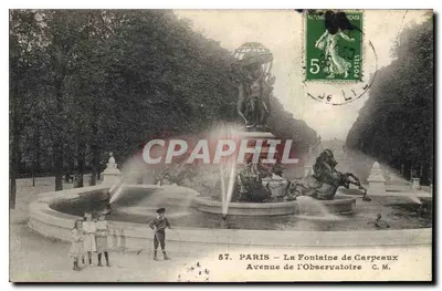 PARYŻ — Fontanna Carpeaux — Avenue de l'Observatoire — C.M.