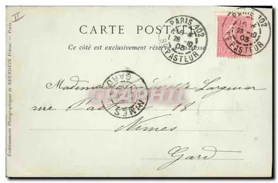Paris — A Avenida de Bréteuil e o Hotel dos Invalidos — Éd. ND Phot. n°433 — Verso
