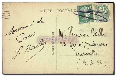 Paris - Place de la Concorde - As Fontes e o Obélisco - A.P. — Verso