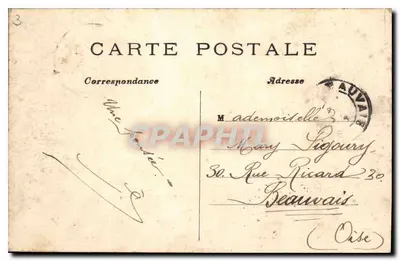 Jezioro Daumesnil — Pittoreski widok jaskini — C.M. — Las Vincennes, Paryż — Rewers