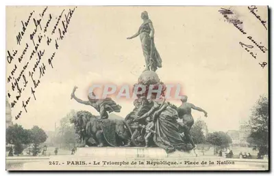 PARIS - O Triunfo da República - Praça da Nação - n°247