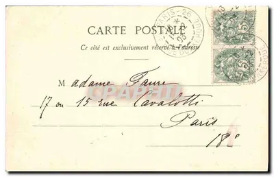 PARIS - O Triunfo da República - Praça da Nação - n°247 — Verso