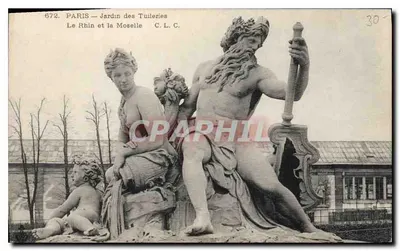 Paryż — Ogród Tuileries — Rhin i Mosel — C. L. C. n° 672