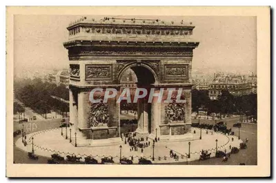 Arco do Triunfo — Paris — Editor E. Papeghin, n° 62