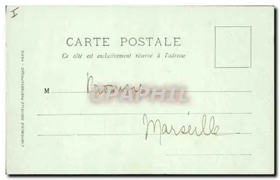 Paris — A Santa Capela — LL. — L'Imprimerie Nouvelle Photographique, n° 107 — Verso
