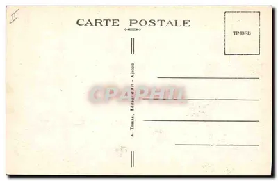 Corsica — Golfo di Porto — A. Tomasi, Editore d'Arte, Ajaccio — Verso