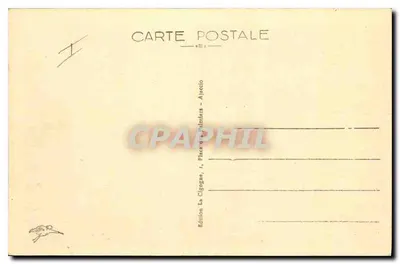 Corsica - Porto - Grand'route de Piana bij de Golf van Porto — Uitgave La Cigogne, Ajaccio — Achterkant