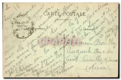 LYON — Fontaine Bartholdi — E. R. n°253 — Verso