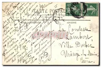 LYON — Fontanna Bartholdi — Wydawca: C. P. A. (nr 20) — Rewers