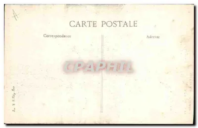 Estatua de Estrasburgo — Plaza de la Concordia — París, editor Grand Ménage, n° 4068 — Reverso