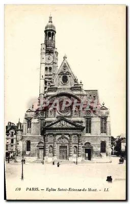 Paris — Igreja de Sainte-Étienne-du-Mont — LL, n° 170