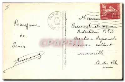 Parigi — La Rue de Rivoli e le Tuileries — Verso