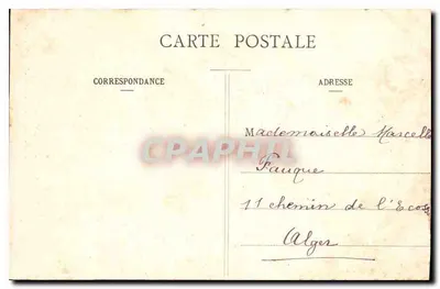 Paryż — Las Boulogne — Kaskada, widok z tyłu jaskini — Rewers