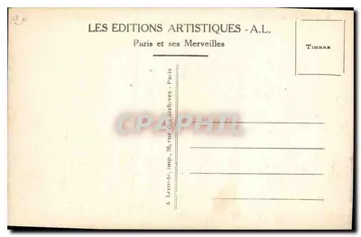 Paris - La Madeleine - A.L. — Rückseite