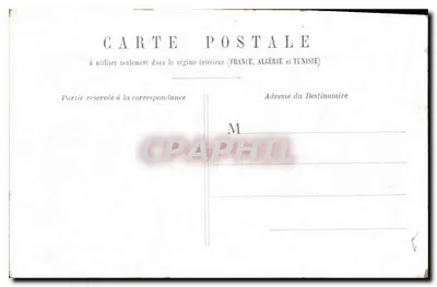 PARIS - Les Buttes-Chaumont — widok z parku z ścieżką i jeziorem — wydawca nieznany — Rewers