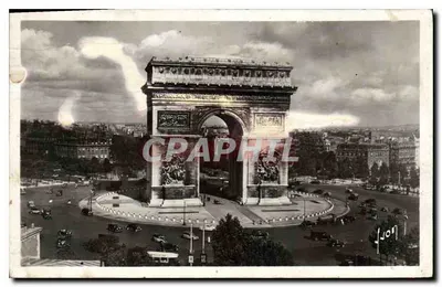 Arc de Triomphe — Paryż — Wydawnictwo Sztuki 'Yvon'