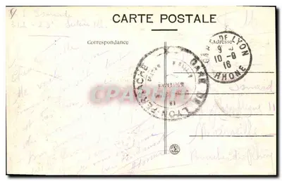Lyon — Widok na kościoł Świętego Bonawentury — L. B. n°86 — Rewers
