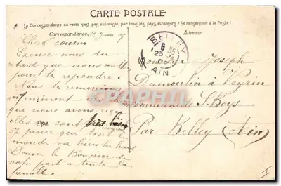 LYON — Katedra św. Jana — Wydawca: J. P. C. (n° 1) — Rewers