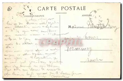 LYON — Paleis van Justitie en Basiliek van Fourvière — E. R. — Achterkant