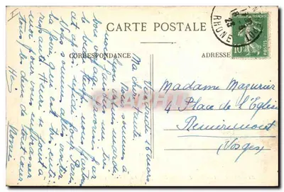 LYON — Palácio da Justiça e Basílica de Fourvière — E.R. — Verso
