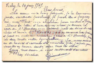 Vichy — Place Victor-Hugo — Hotel Colbert — Achterkant