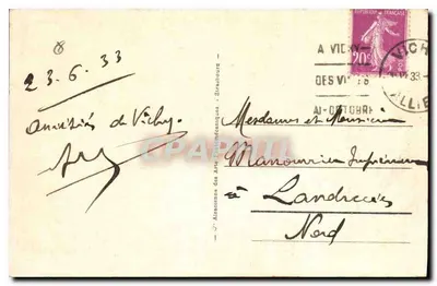 Vichy — Avenida Principal — Vichyphile n°169 — Verso