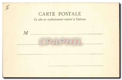 Vichy — Rue Cunin Gridaine — C.F. Paris — Verso
