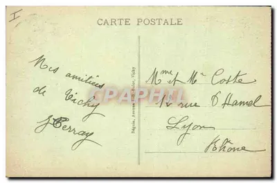 Vichy - Villa Sévigné — wydawca Idéal, n° 398 — Rewers