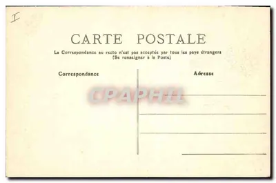 Vichy — Praça do Hotel de Ville — Allier — 3 — M.T. 1.1. — Verso