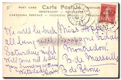 Vichy — Port, dawny pałac Napoleona III — ND Phot. — Rewers