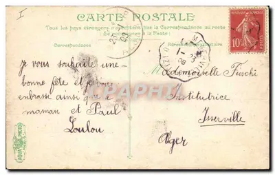 Vichy - Oranerie — wydawca CPAPHUL, n°9 — Rewers