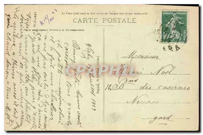 Vichy — Basen Cyganiów — wydawca nieznany, nr 409 — Rewers