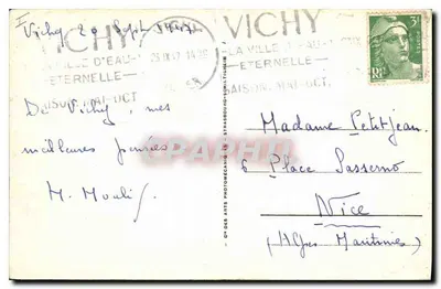 Vichy — La Restauration — 97 — Rewers