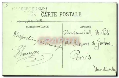 Vichy — Most nad Allierem — LL. n° 414 — Rewers