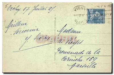 Vichy - Kąt Nowych Parków — nr 106 — Rewers