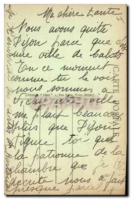 Vichy - Most na Ailier — Wydawca Idéal, nr 420 — Rewers