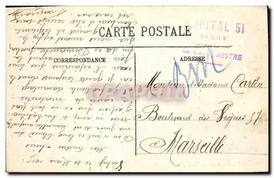 Vichy — Front fasady kasyna — LL. Sélestat 58 — Rewers