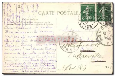 Vichy — O Salão do Estabelecimento Termal — Graphphil 2401 — Verso