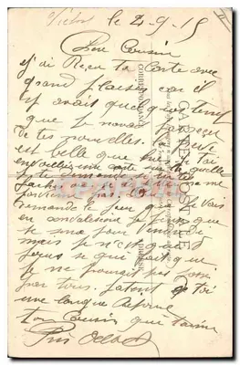Vichy — Zakład termalny — Sala oczekiwania — LL. — N° 167 — Rewers