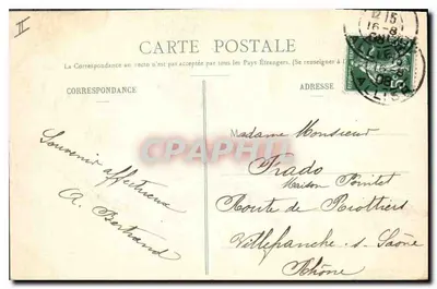 Vichy - Entrada da Fonte dos Célestins — Editor P. B., Vichy — Verso