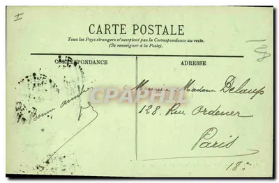 Vichy — Wewnętrzny budynek termalny — LL. n°189 — Rewers