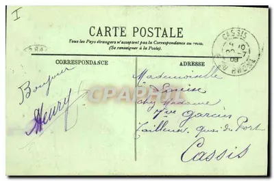 Marsiglia — L'Église des Réformés — Editore : 182 — Verso