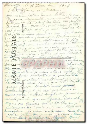 Marseille — La Corniche — Anse du Prophète — E.L. n°41 — Rewers