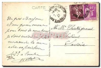 Marseille — Corniche — Anse du Prophète — Wydawnictwo Pocztowe — Rewers