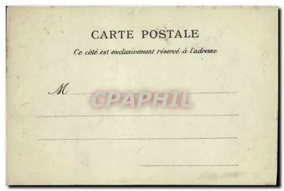 Place Estrangin - Marselha — Fonte com estátua — L.P. n°92 — Verso
